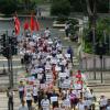 200市民于四国外国领馆抗议 港事务不容干预