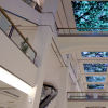 翻新工程包括天花板上190英尺长的数字艺术装置