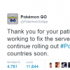 由于Niantic服务器过载 Pokemon Go推出停止