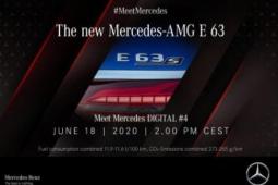 改型 Mercedes AMG E63于6月18日首次亮相