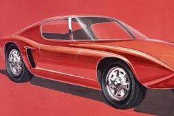 福特展示了原始GT40的早期草图