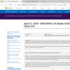 Microsoft为Windows10版本1903和1909发布KB4550945