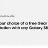 抢购GalaxyS8S8或Note8并从三星获得免费的GearVR或DeXStation