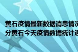 黄石疫情最新数据消息情况-(北京时间)截至5月10日12时01分黄石今天疫情数据统计通报