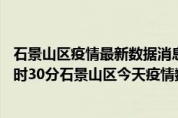 石景山区疫情最新数据消息情况-(北京时间)截至5月10日11时30分石景山区今天疫情数据统计通报