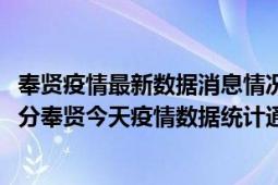 奉贤疫情最新数据消息情况-(北京时间)截至5月10日07时49分奉贤今天疫情数据统计通报
