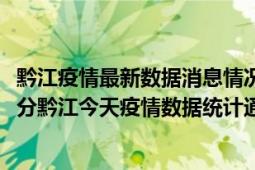 黔江疫情最新数据消息情况-(北京时间)截至5月10日13时31分黔江今天疫情数据统计通报