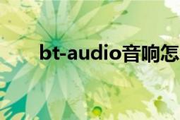 bt-audio音响怎么样（BT-AUDIO）
