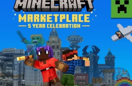 Minecraft市场销售以有限折扣庆祝5周年