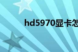 hd5970显卡怎么样（HD5970）