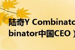 陆奇Y Combinator中国CEO（陆奇 Y Combinator中国CEO）