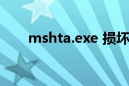 mshta.exe 损坏文件（mshta.exe）