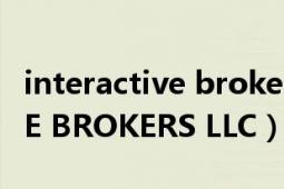interactive brokers group（INTERACTIVE BROKERS LLC）