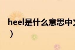 heel是什么意思中文翻译（Heell是什么意思）