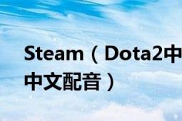 Steam（Dota2中文界面英文配音英文界面中文配音）