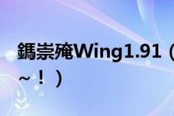 鎷崇殗Wing1.91（拳皇wing1.2完整版问题~！）