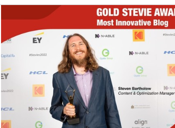 忠意全球救援为史蒂维最具创新性商业带来金奖博客