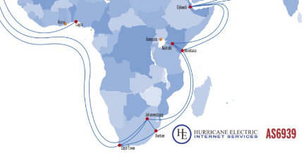飓风电气将肯尼亚IP传输扩展到蒙巴萨